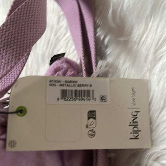 Kipling Women's Sabian Metallic Crossbody Mini Bag with Adjustable - Picture 6 of 9